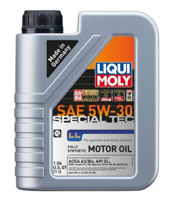 LIQUI MOLY Special Tec LL SAE 5W-30 | 1 L |Fully synthetic engine oil | SKU:...