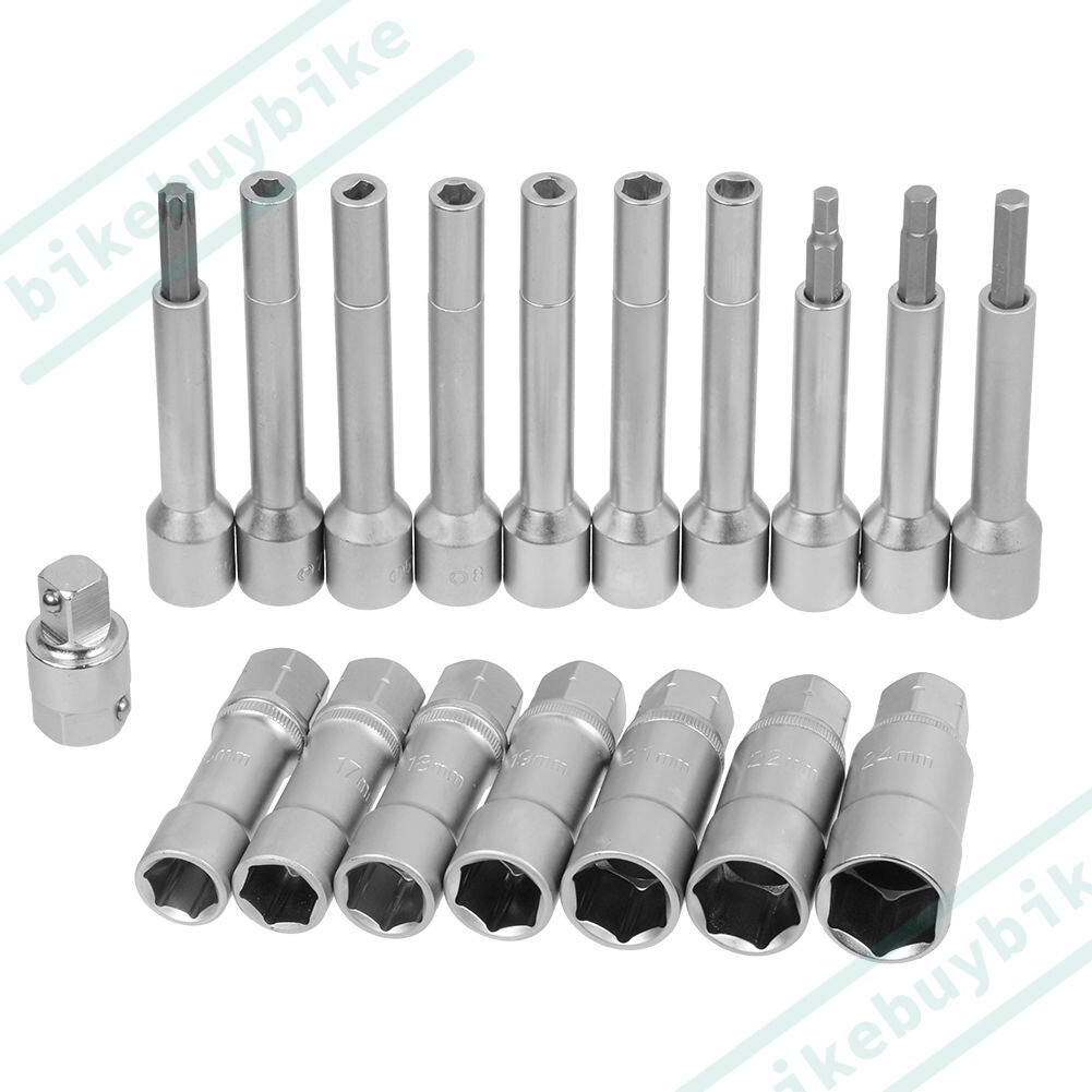 Shock Absorber Strut Nut Kit Set 19pc Suspension Removal Top Mount Tool