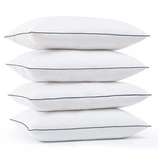 Homemate Bed Pillows for Sleeping - Queen Size(20"x28") Set of 4 Pillows Allergy