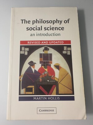 The Philosophy of Social Science by Martin Hollis Paperback Nonfiction Book