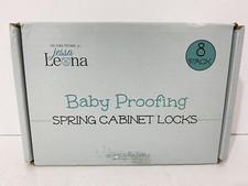 New Secure Home Jessa Leona Baby Proofing Spring Cabinet Locks  8 pack 