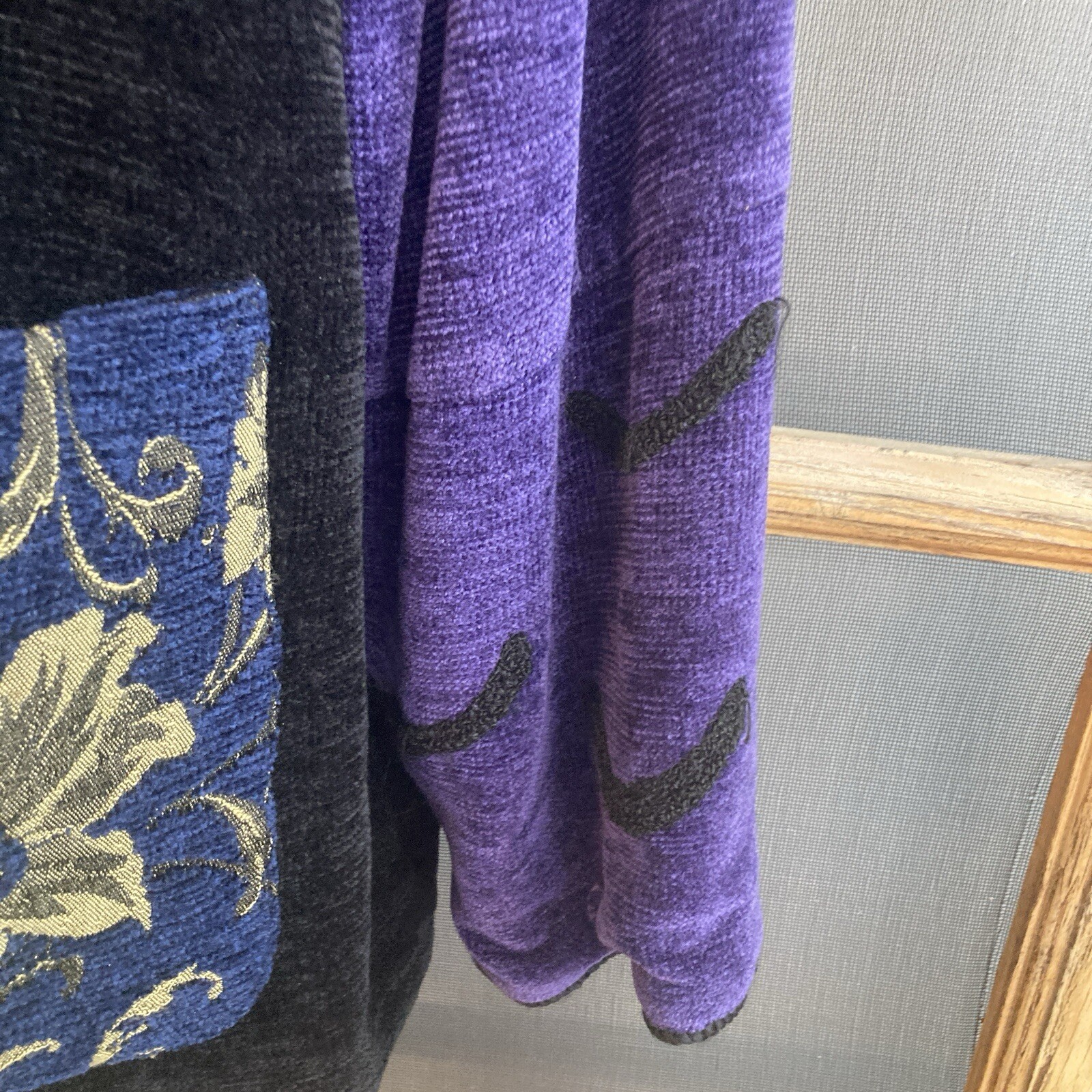 Indigo Moon Women Blue Patchwork Embroidered Leav… - image 9