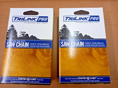 2x Trilink 91PJ056X Kettensägekette für 16'' McCulloch CS400 CS400T Kettensäge 56 DL