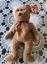 Ty Beanie Babies Curly The Bear Plush - 4052 1996 Brand New! Be The First To Own