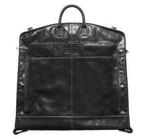 suit travel bag leather