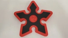 Eastpoint Axe Throw Game Replacement Single Chinese Throwing Star, Red NEW