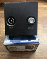 MOD-24 Media/Data Wall Outlets  50mmx50mm TV/SATALITE