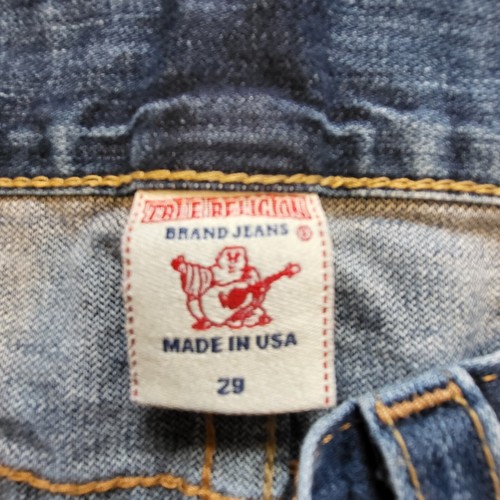 True Religion Vintage Men's World Tour Bobby Jeans 29x34 Made in USA - Picture 11 of 19