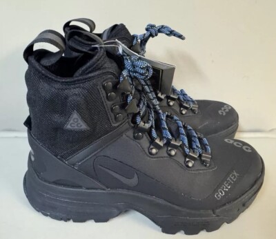 Nike ACG Zoom Gaiadome GORE-TEX Triple Black High Top Womens 6 Men Sz 4.5 Boots