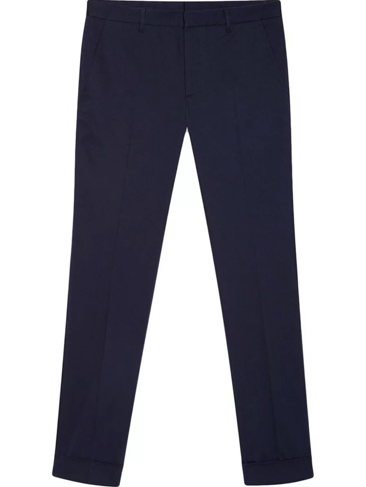 Gucci Bee Web Stretch Gabardine Navy Blue Trouser Pants 52US