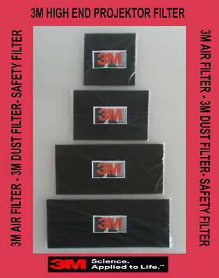 3M Sicherheits Staub/ Luftfilter  für Projektor Beamer Acer NEC Sony Epson uva.