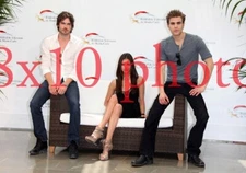 THE VAMPIRE DIARIES #294,IAN SOMERHALDER,nina dobrev,PAUL WESLEY,8X10 photo