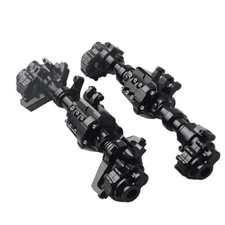TRX4 RC Crawler Front Rear Axle Aluminum Alloy Housing Set for 1/10 Traxxas Cars