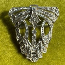 Antique Art Deco Belt Tip Marked T C