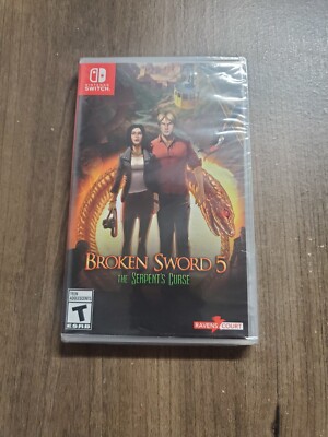 SEALED NEW - Broken Sword 5 V The Serpents Curse - Nintendo Switch