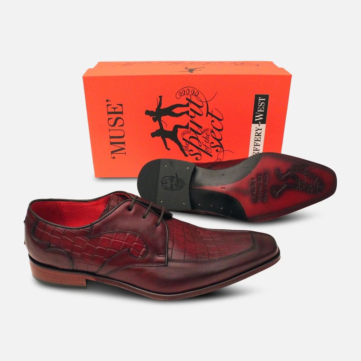 Jeffery west red shoes clearance