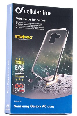 Cellularline Tetra Force Anti Shock Galaxy A6 2018 Schutz Hülle Cover Case