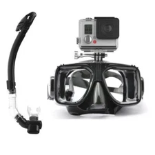 CamGo Diving Mask with Purge Snorkel for GoPro HERO 13/12/11/10/9/8/7/6/5/4/MAX