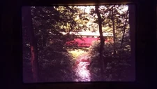7519 35MM SLIDE Photo PERRY COUNTY PA LITTLE BUFFALO ST PARK BRIDGE EEEEE