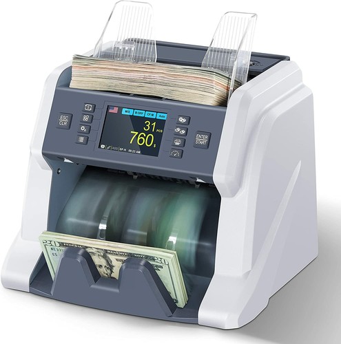 Ribao BC-40 Mixed Money Counter Bill Counter Value Counter USD-CAD-MXN-EURO