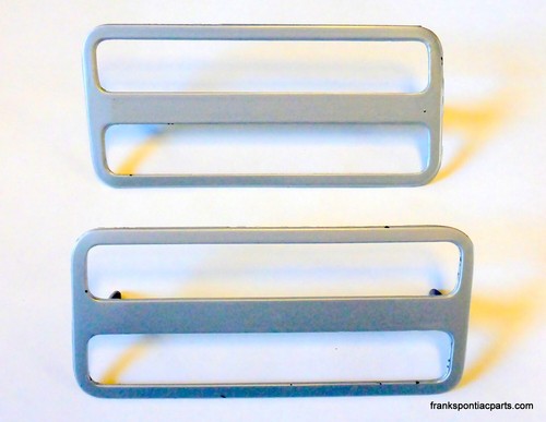 1970-81 Pontiac Firebird Trans Am NOS Pair Side Marker Light Bezels Silver - 第 1/3 張圖片
