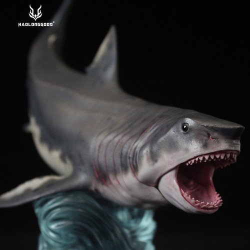 HAOLONGGOOD Megalodon Model Realistic Animal Decoration Collection Gift GK Toy