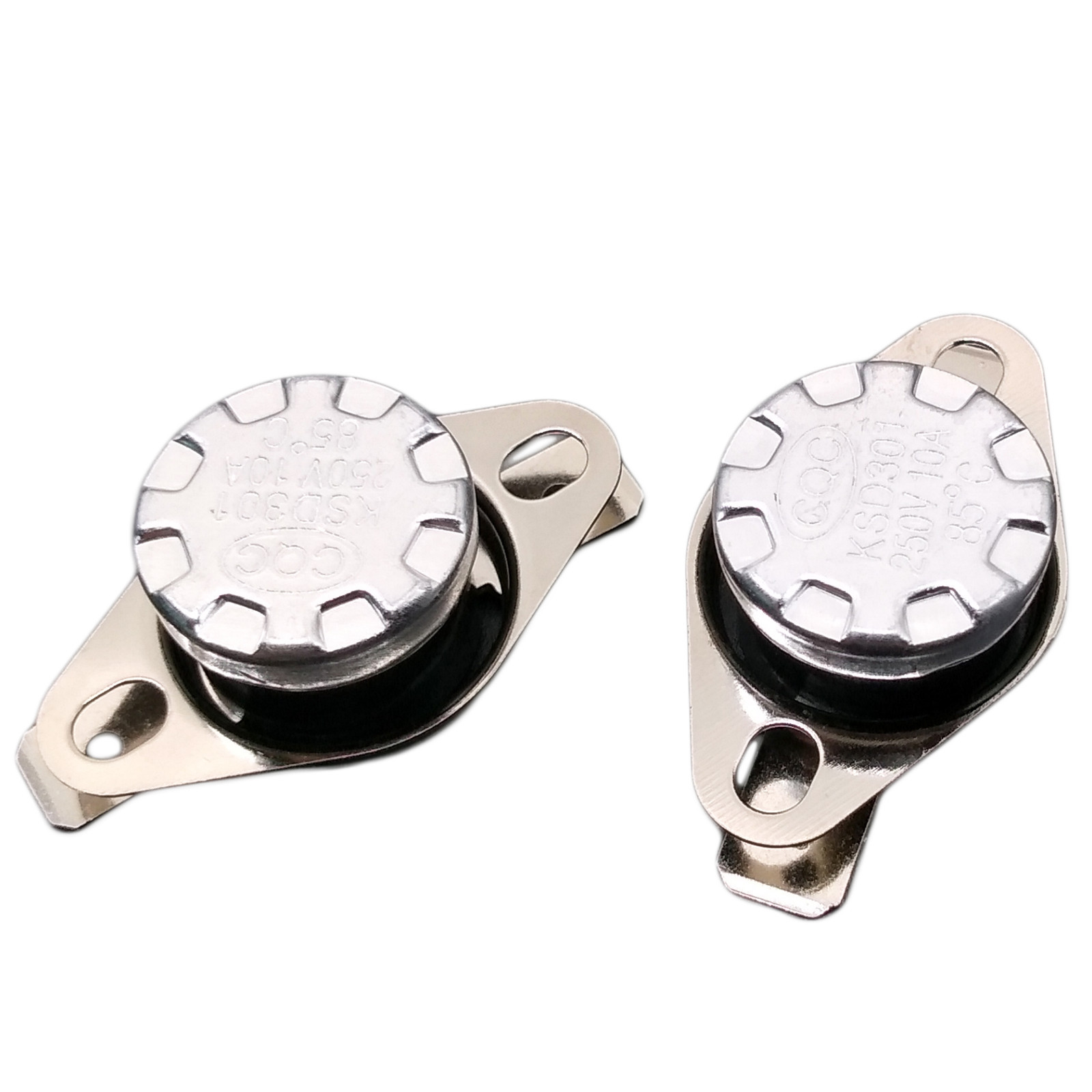 US Stock 2pcs Temperature Switch Thermostat KSD301 85°C Celsius C NO Normal Open