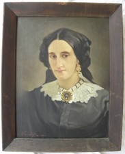 Innocente GUARLOTTI (Galliate 1870-Genova 1939) Ragazza con gioielli anno 1910