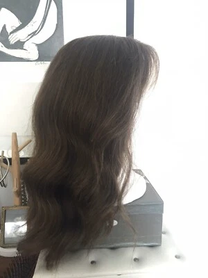 Chiquel Human Hair Warm Chocolate Brown Shoulder Length Wig