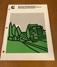 Cummins Automotive Diesel Engine Operation And Maintenance Manual 1983