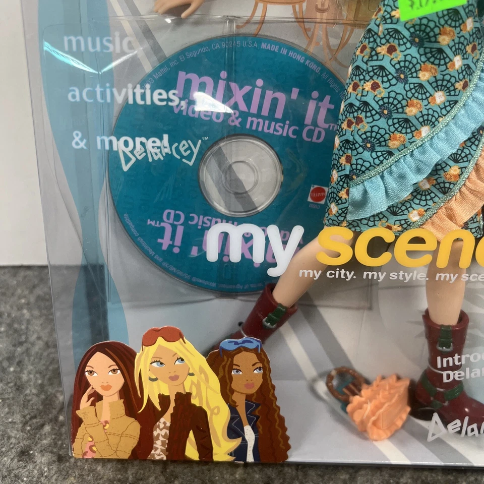 2003 Mattel Barbie Doll My Scene Hanging Out Introducing Delancey NRFB - Image 4 of 4