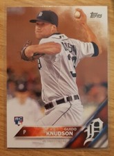 2016 TOPPS GUIDO KNUDSON ROOKIE #490 DETROIT TIGERS