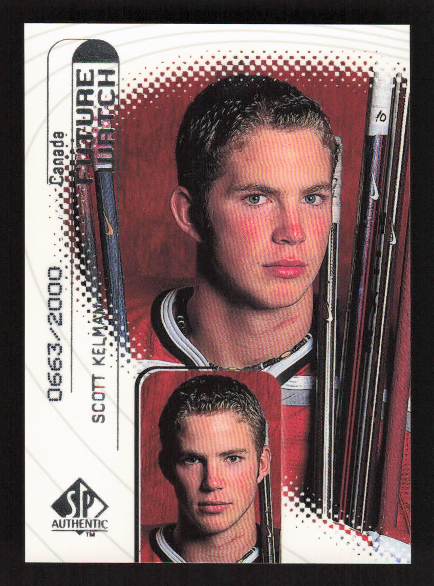1998-99 SP Authentic #125 Scott Kelman Rookie Canada /2000