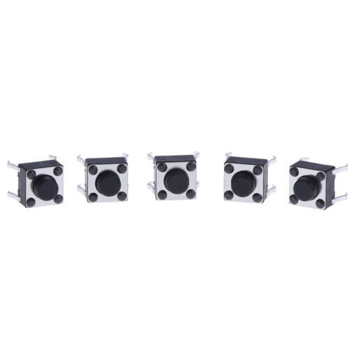 20pcs Mini Micro Momentary Tactile Push Button Switch 6*6*5mm 4 pin ON/OFFYAC HJ - Picture 7 of 12