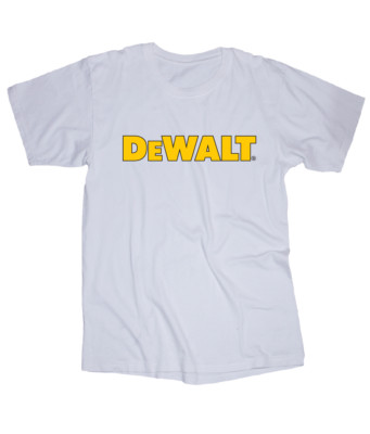 DEWALT Tool logo white t-shirt