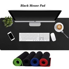 Computer Mouse Pad Mat PC Laptop Computer Rubber Gaming Mouse Pad Mat  Black  