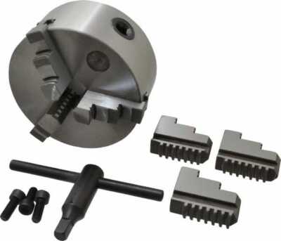 Value Collection 3 Jaws, 5'' Diam, Self Centering Manual Lathe Chuck