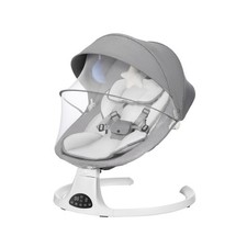 Baby Schaukelwippe mit Spielbogen mit Musik & Fernbedienung 3-Timer Elektrische