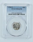 1944-S Mercury Dime MS66 FB PCGS Blue Label