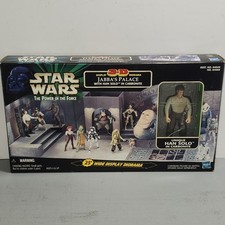 1998 Star Wars Power of the Force 3-D Diorama Jabba's Palace with Han Solo NEW