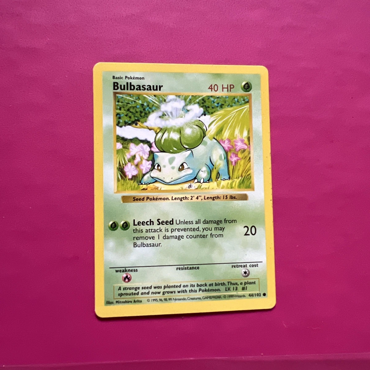 Bulbasaur 044/102 Base Set (Shadowless) for sale | eBay