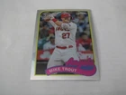 2024 TOPPS CHROME MIKE TROUT 35TH ANNIVERSARY 1989 TOPPS CARD NO  89CB-1