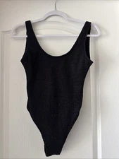 Lulu Fama One Piece Robbed/textured Medium EUC-worn once
