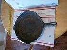 Vintage Griswold No. 12 Cast Iron Skillet 719 B Erie PA Small Logo Heat Ring USA