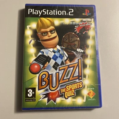 Buzz The Sports Quiz  PlayStation 2 PS2 PAL  *NEW & SONY SEALED* - Image 1 of 4