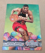 Steve Smith - 1997-98 Metal Universe - REEBOK BRONZE #6 - Atlanta Hawks