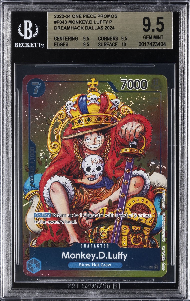 2022-24 ONE PIECE PROMOS DREAMHACK DALLAS 2024 P #P043 MONKEY D