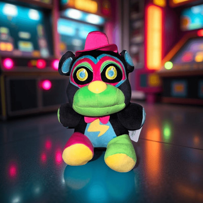 NWT Funko Five Nights at Freddy's Security Breach Blacklight Glamrock Freddy Plu