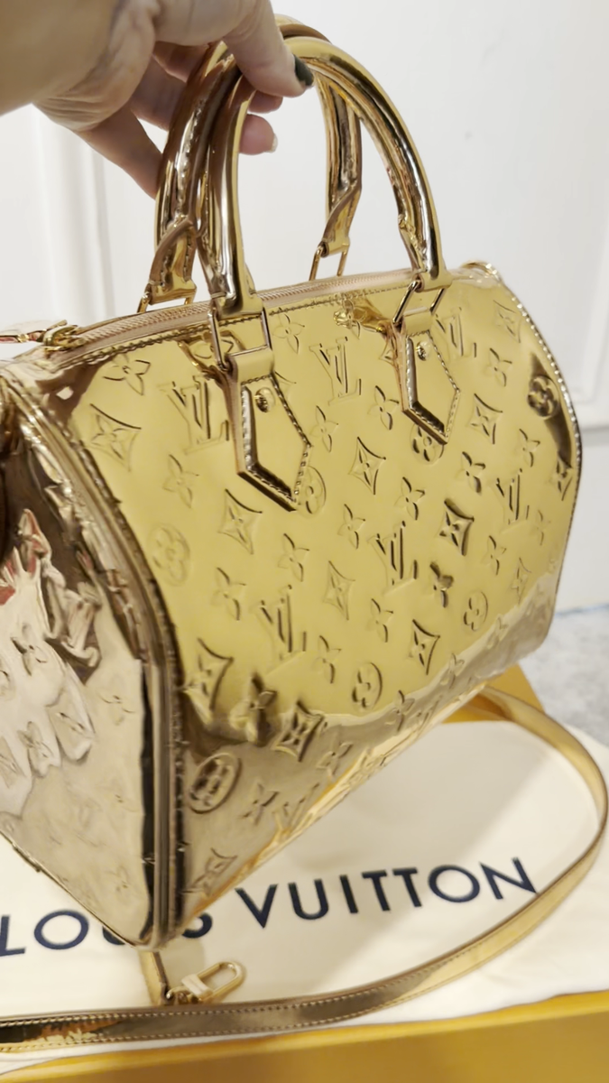 M*O様 Louis Vuitton スピーディ Louis Vuitton SPEEDY 25 COPPER Miroir Bandouliere LV SKI '25