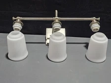 Park Harbor Antonia 3 Light 21" Wide Bathroom Vanity Light with Frosted Glass